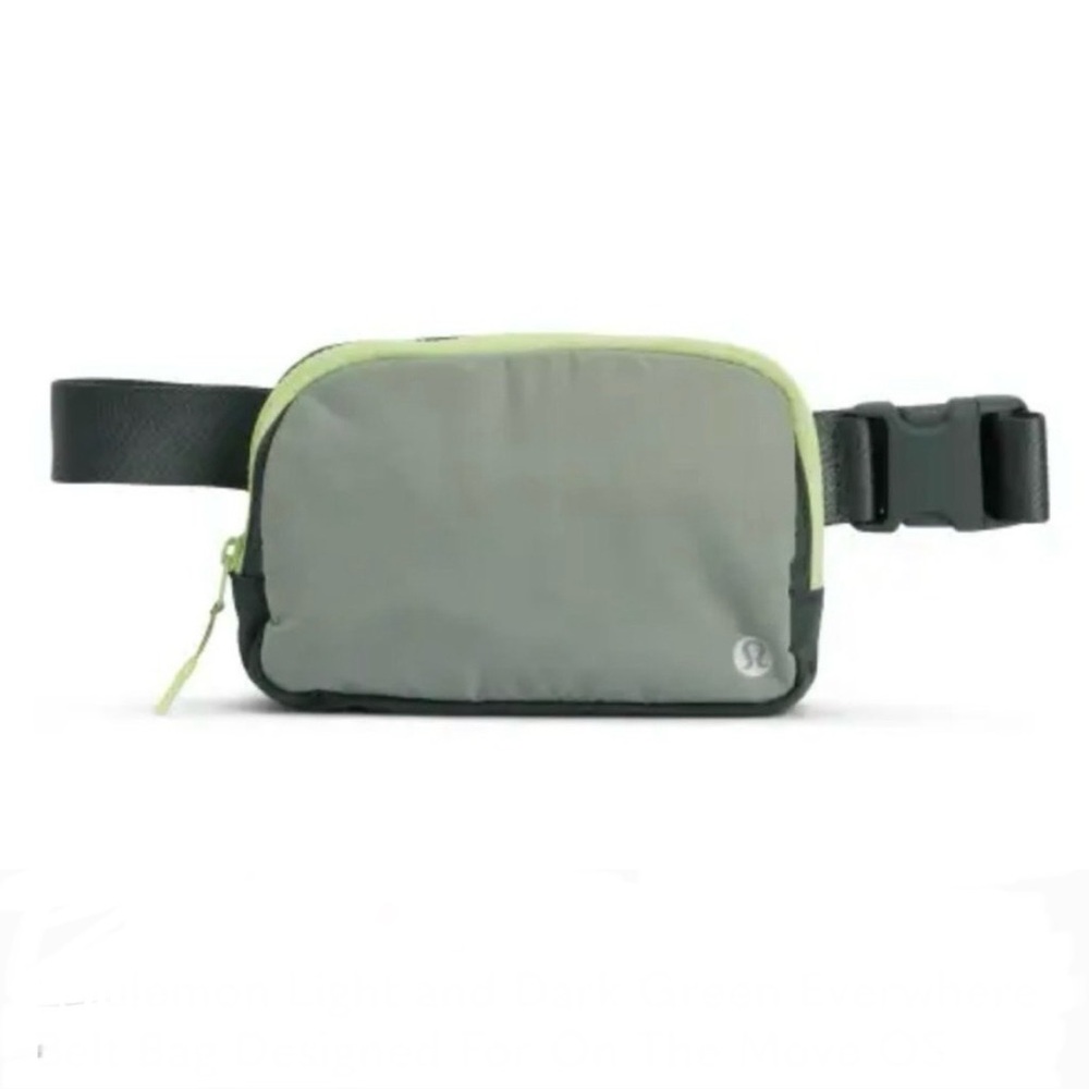Lululemon Everywhere Belt Bag Gray and Green